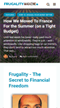Mobile Screenshot of frugalitymagazine.com